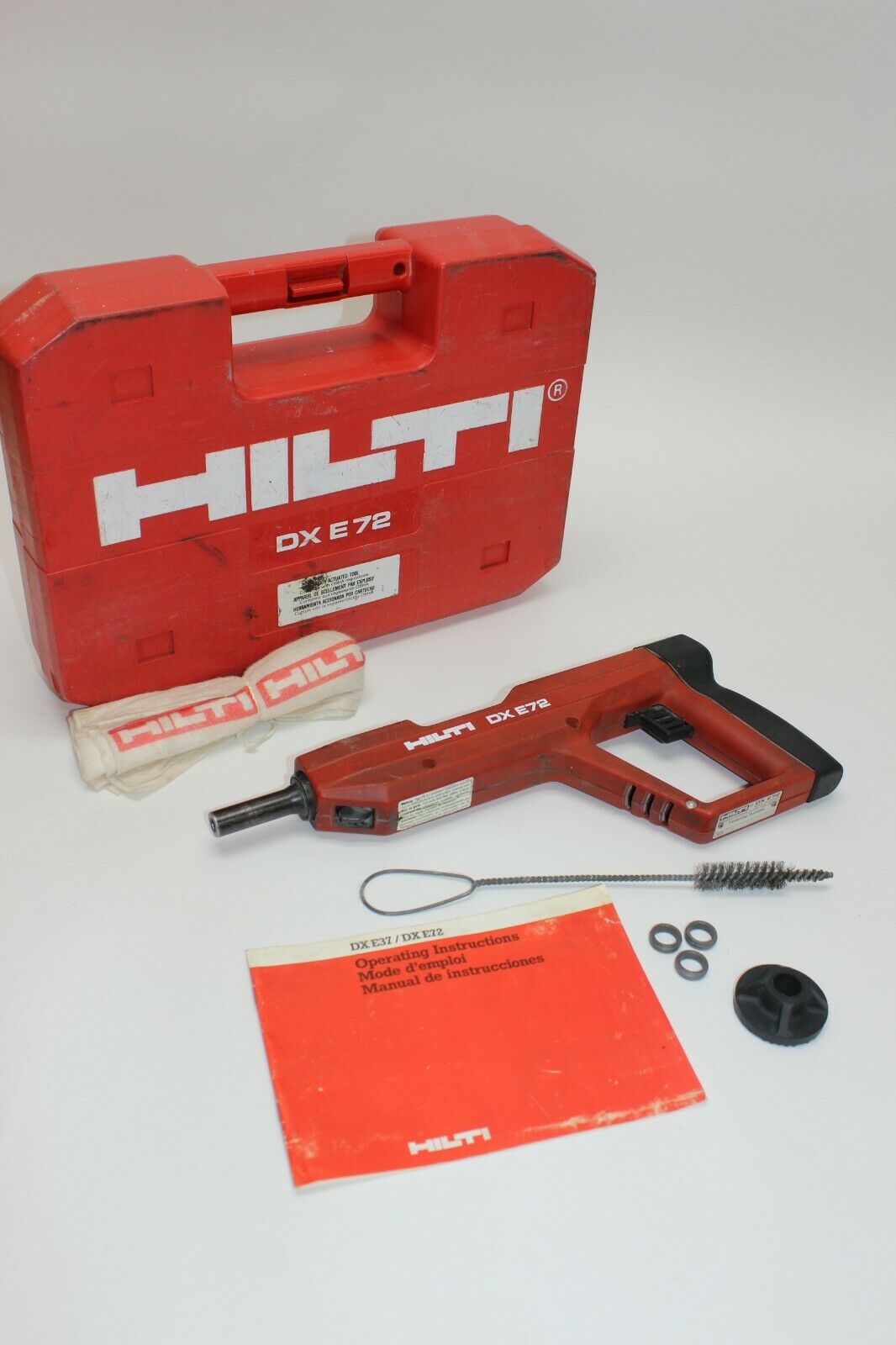 Hilti DX E72 Powder Actuated Fastening Tool W/ Case